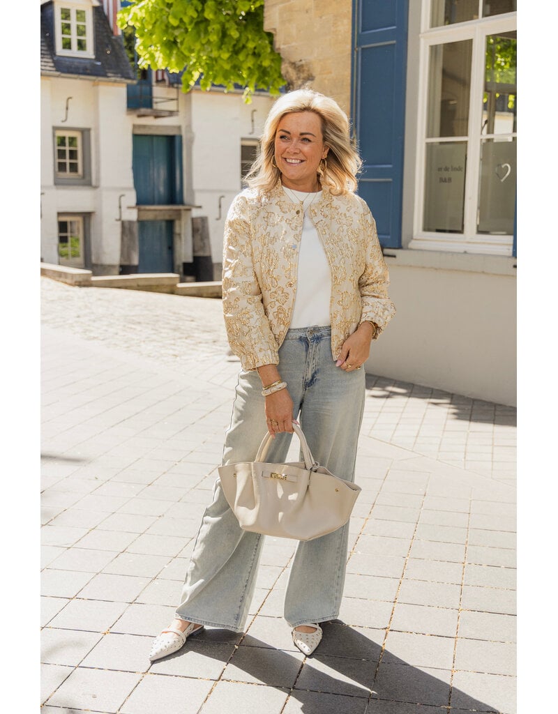 21Jewelz - The Label 21Jewelz the label | Bomber met gouden print