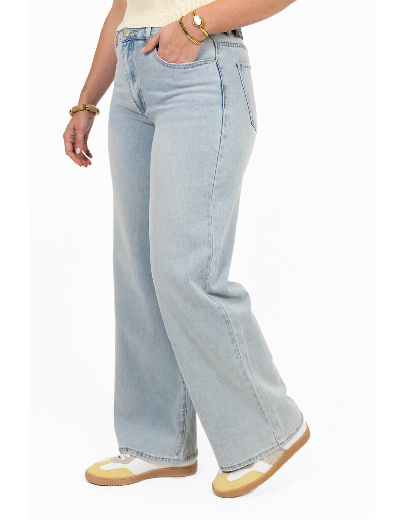 21Jewelz Basic stretch wide leg jeans super stretch