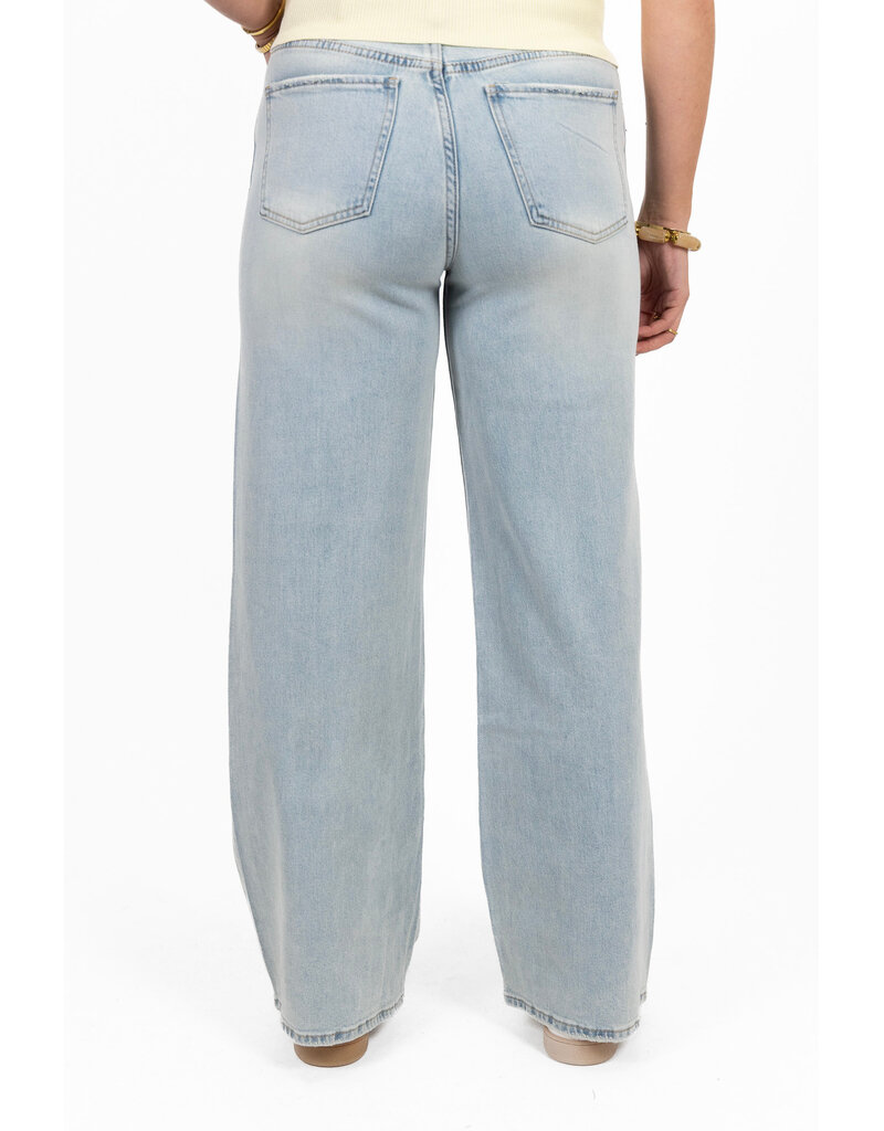 21Jewelz Basic stretch wide leg jeans super stretch