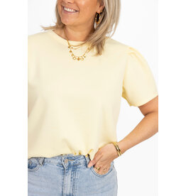 21Jewelz Sweatshirt met pofmouw - geel