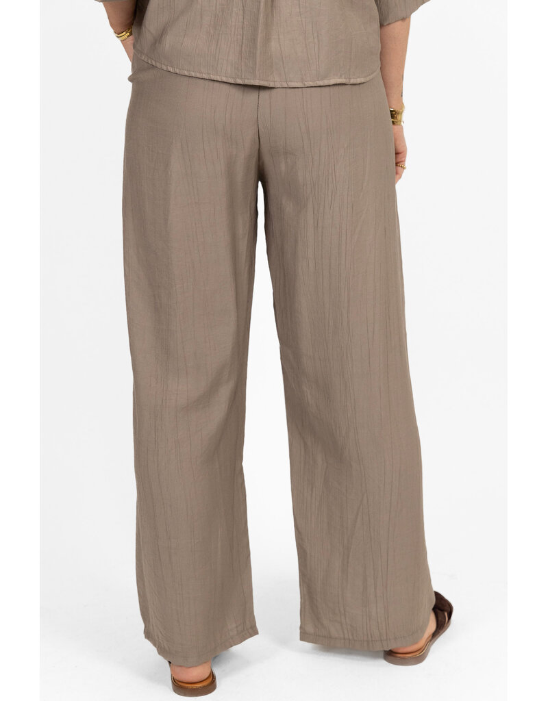 21Jewelz Pantalon met ceintuurtje - taupe