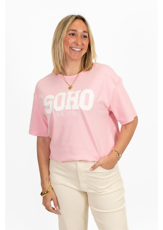 21Jewelz T-shirt "SOHO New York" - roze