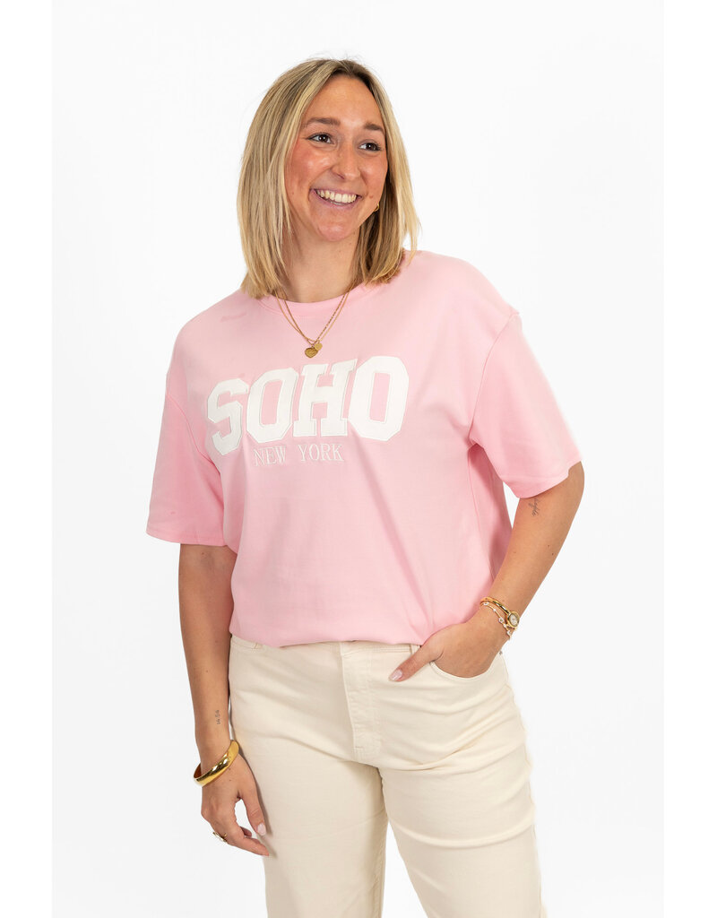 21Jewelz T-shirt "SOHO New York" - roze