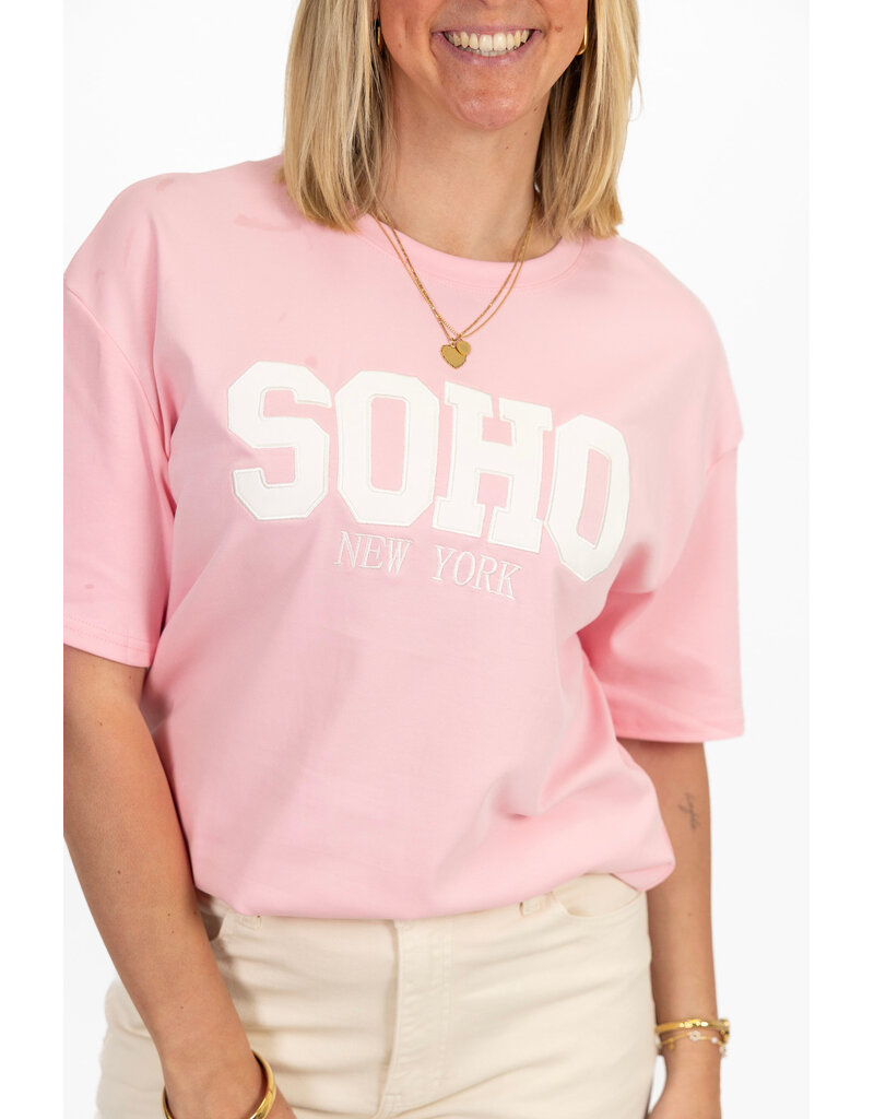 21Jewelz T-shirt "SOHO New York" - roze