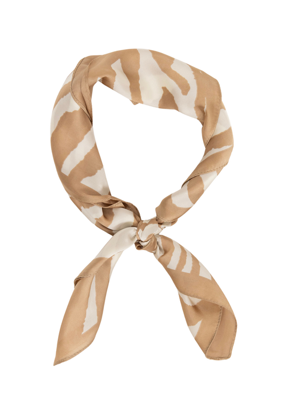 21Jewelz Sjaaltje met zebra print - beige