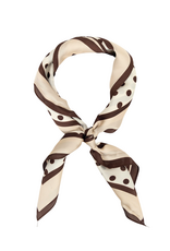 21Jewelz Sjaaltje met bolletjes print - ecru