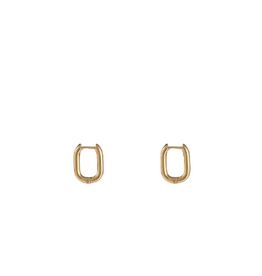 Go Dutch Label D&E - Kleine oorringen 16mm - goud