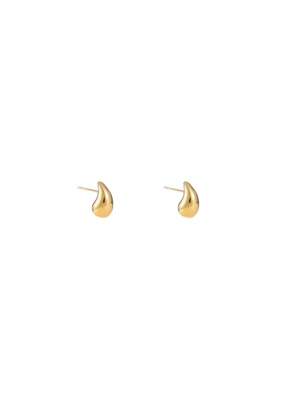 D&E - Haily drop oorbellen 15mm - goud