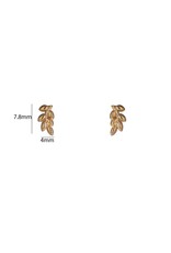 Go Dutch Label D&E - Branch stud - goud