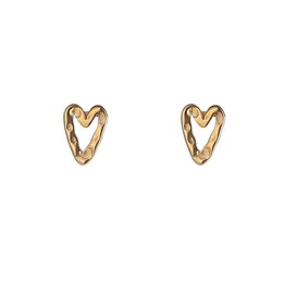 Go Dutch Label D&E - Small hammered heart - goud