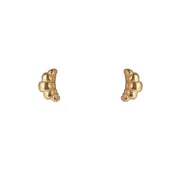 Go Dutch Label D&E - Croissant stud - goud