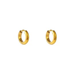 Go Dutch Label D&E - Essential hoop 3mm x 9mm - goud