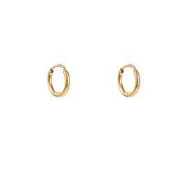 Go Dutch Label D&E - Small hoop 1.6mm x 6 mm - goud