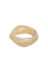 21Jewelz Statement bangle in organische vorm - beige