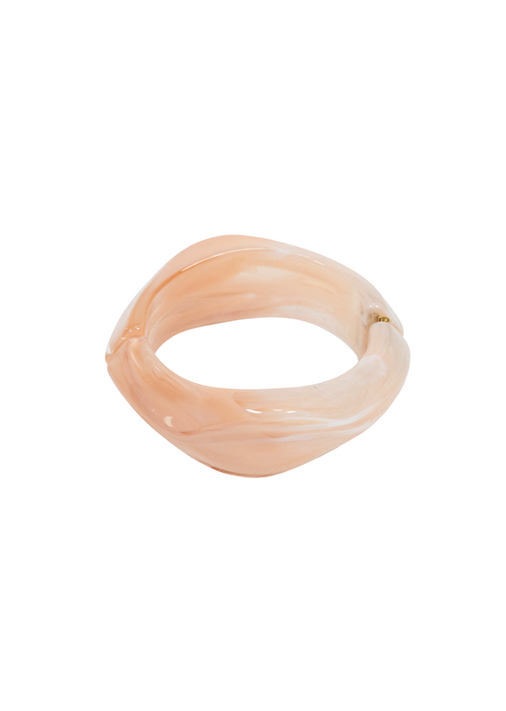 21Jewelz Statement bangle in organische vorm - roze