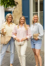21Jewelz Blouse met meerkleurige streepjes - blauw