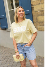 21Jewelz T-shirt "SOHO New York" - geel