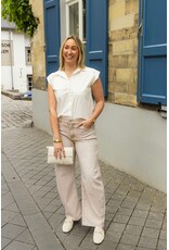 21Jewelz Basic mouwloos blousje - ecru