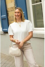 21Jewelz Sweatshirt met pofmouw - wit