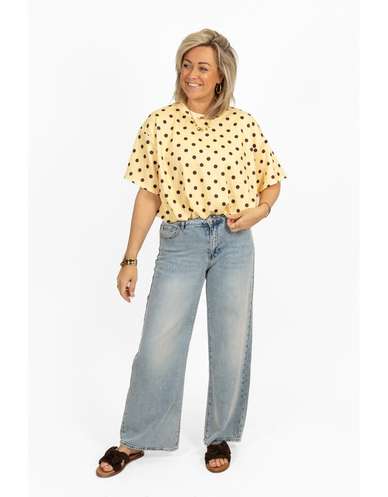 21Jewelz Mid rise wide leg jeans