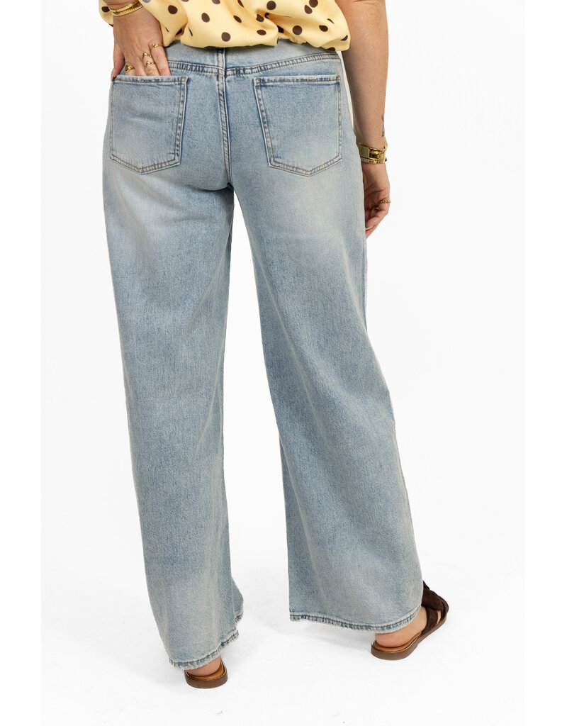 21Jewelz Mid rise wide leg jeans
