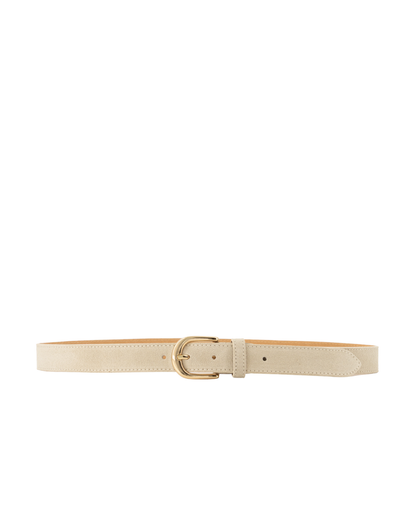 21Jewelz Musthave gold detailed riem - suede beige