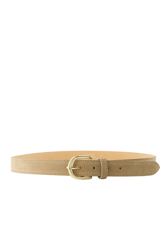 21Jewelz Musthave gold detailed riem - suede taupe