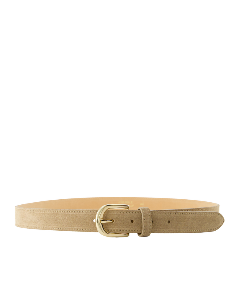 21Jewelz Musthave gold detailed riem - suede taupe