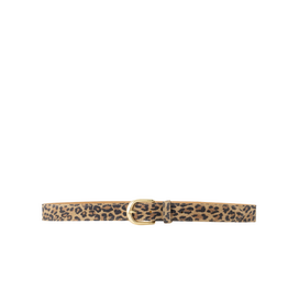 21Jewelz Musthave gold detailed riem - suede panterprint