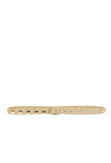 21Jewelz Suede riem met gouden studs - warm beige