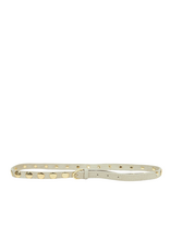 21Jewelz Suede riem met gouden studs - beige