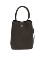 21Jewelz Bucket tas met gouden details - donkerbruin