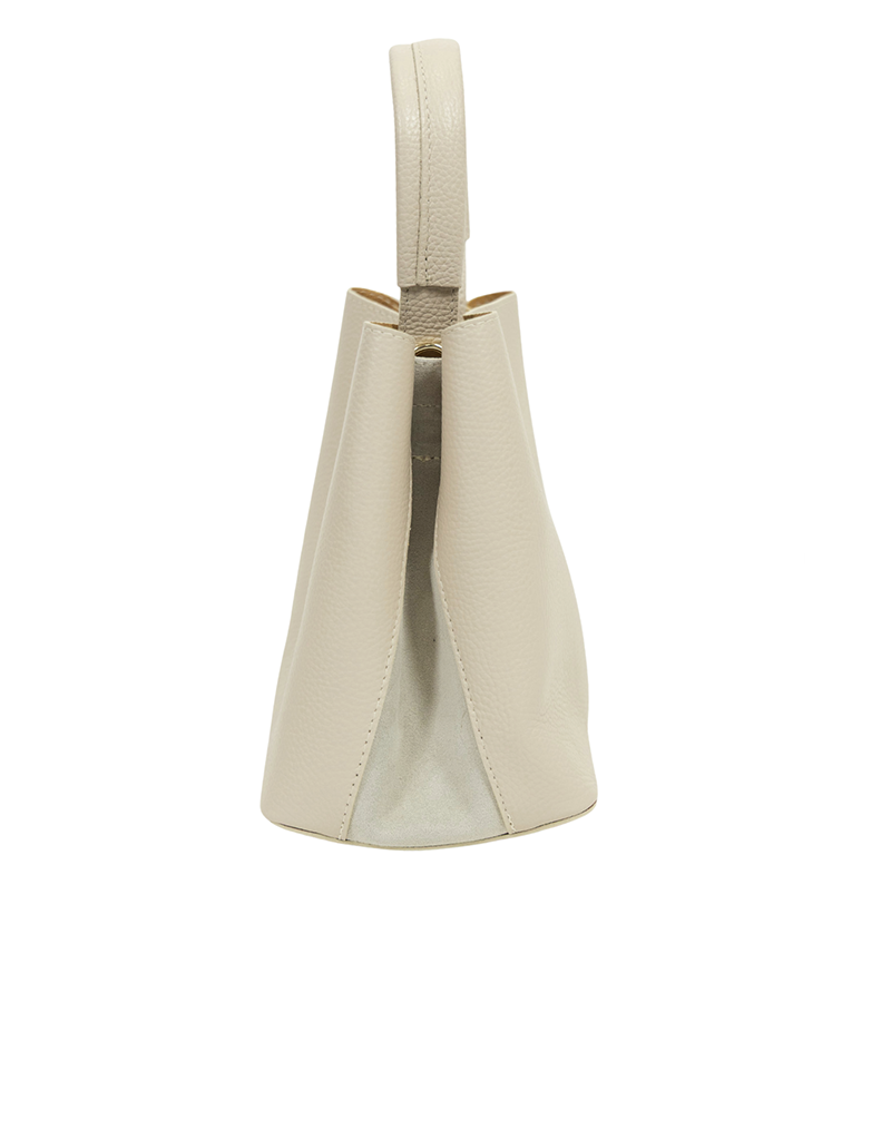 21Jewelz Bucket tas met gouden details - ecru
