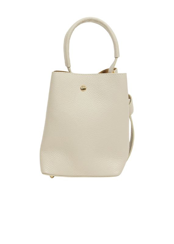 21Jewelz Bucket tas met gouden details - ecru