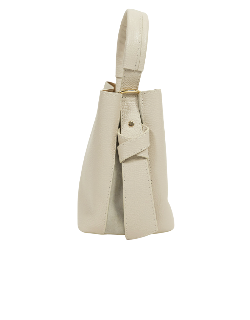 21Jewelz Bucket tas met gouden details - ecru