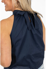 21Jewelz Balloon look haltertop - donkerblauw