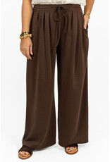 21Jewelz Wide leg jogger - bruin
