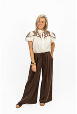 21Jewelz Wide leg jogger - bruin