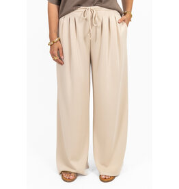 21Jewelz Wide leg jogger - beige