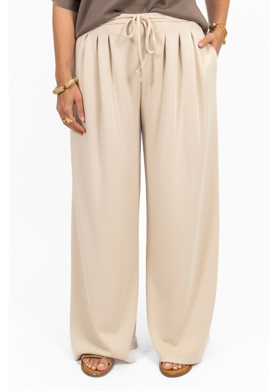 21Jewelz Wide leg jogger - beige