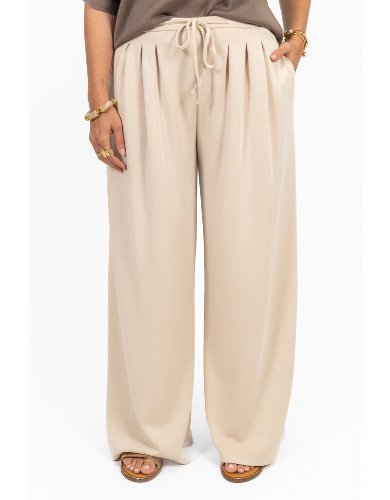21Jewelz Wide leg jogger - beige