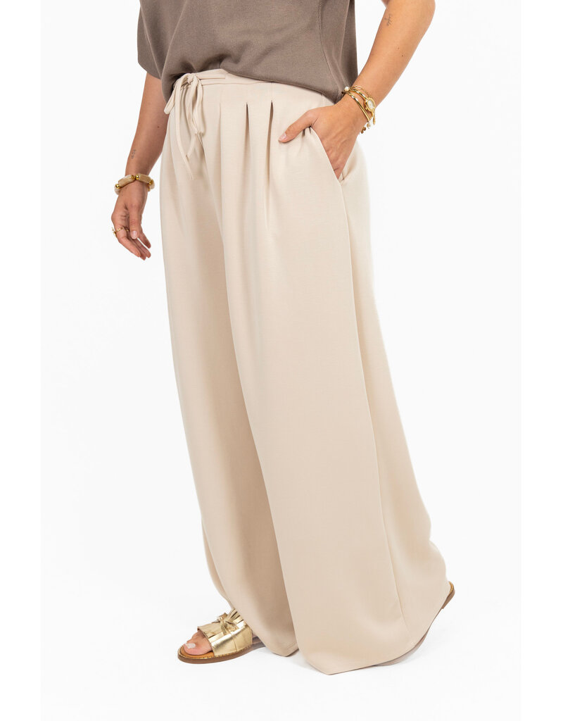 21Jewelz Wide leg jogger - beige