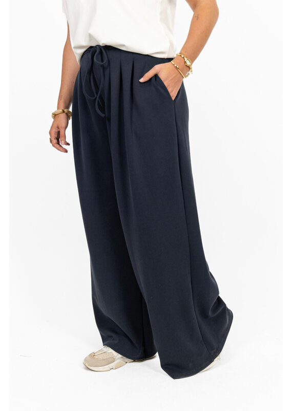 21Jewelz Wide leg jogger - donkerblauw