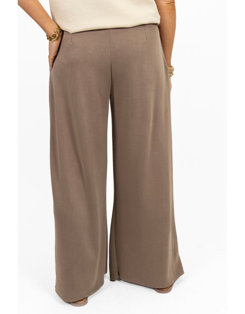 21Jewelz Wide leg jogger - taupe