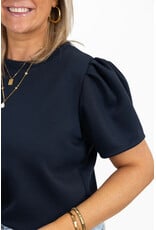 21Jewelz Sweatshirt met pofmouw - donkerblauw