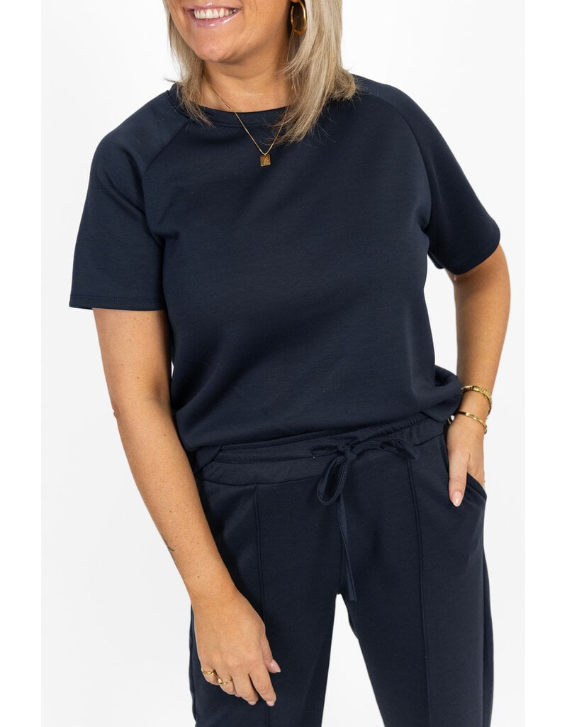 21Jewelz Korte mouwen sweater - donkerblauw