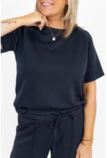 21Jewelz Korte mouwen sweater - donkerblauw