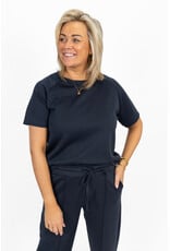 21Jewelz Korte mouwen sweater - donkerblauw