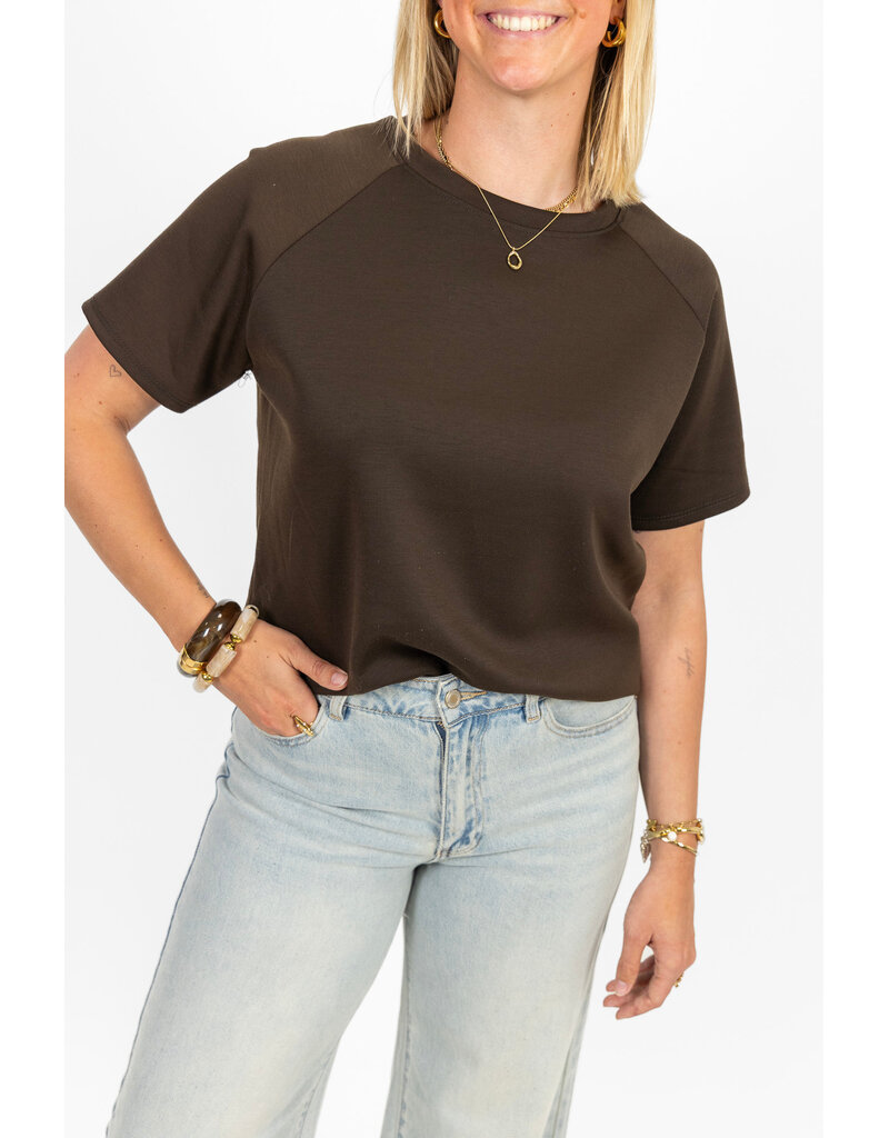 21Jewelz Korte mouwen sweater - bruin
