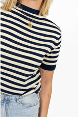 21Jewelz Streep truitje - blauw/ecru